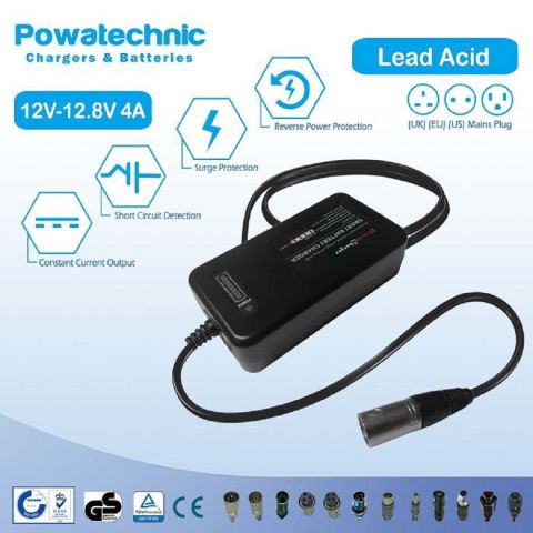 12.6V 4A Lead Acid Charger for 12V battery - PCP1204006