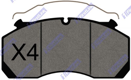 MERITOR DX225 [1997-] DX225 Trailer Brake Pads