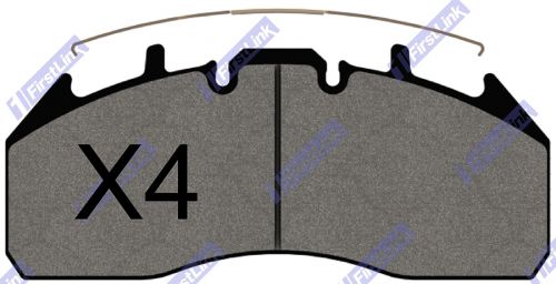 VOLVO FE Series [2012-] 240-340 (18-26T) Front Brake Pads