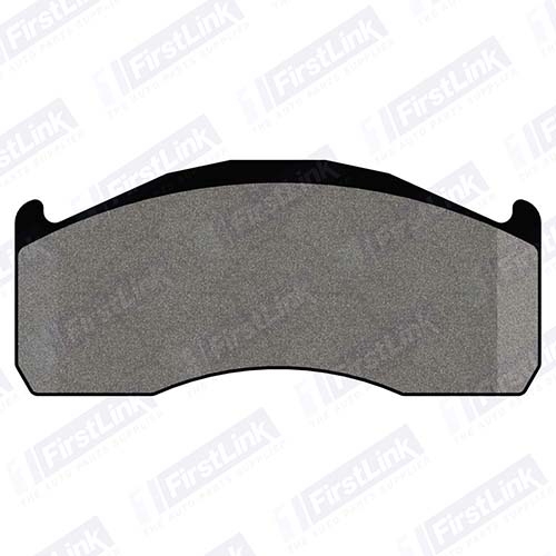 MERITOR DLE Lisa [1997-] Trailing Axle Rear Brake Pads