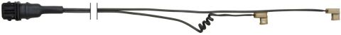 VOLVO B7 [2005-] TL Double Deck Front Pad Wear Leads