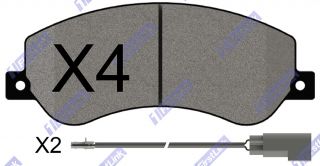 VOLKSWAGEN Amarok Pickup [2010-] 2.0 BiTDi (180bhp) Front Brake Pads