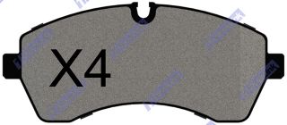 MERCEDES Sprinter 500 Series [2006-2014] 509,      510,      511,      513,      515,      516,      518,      519,      524 Front Brake Pads