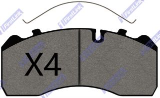 PLAXTON Centro [2006-] Centro (VDL SB120/200 chassis) Front Brake Pads