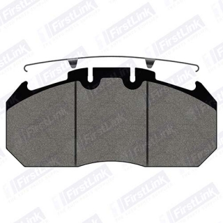 MAN TGA Series [2000-2013] 18T 4X4H Rear Brake Pads