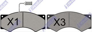 IVECO (IRISBUS) A70.14 [1998-] A70.14 Citybus Front Brake Pads