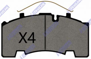Fruehauf Disc Brake - SB7 SB7 Trailer Brake Pads