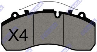 MAN TGA Series [2000-2013] 18T 4X2 Front Brake Pads