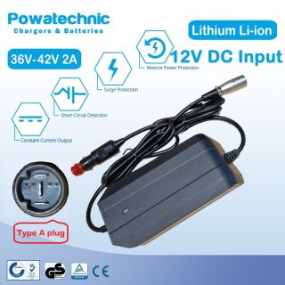 7 pin Car Charger for 36V Yamaha 500WH Battery - PCL12-3602021A