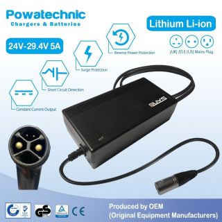 29.4V 5A Li-ion Charger for 24V PTE Pallet truck - PCL2405037