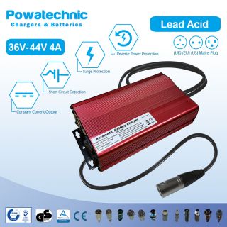 44V 4A Lead acid Charger for 36V VRLA battery - PCP3604008
