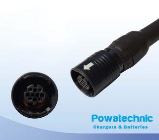 Yamaha 4 pin Charger Connector compaitable type with cable - PWT-YMH4F